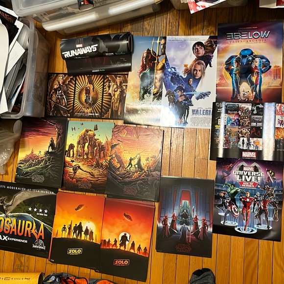 Marvel Accessories Film Posters Batch Of 35 Iron Man Mar Vel Apes